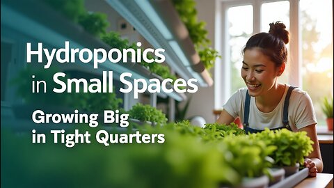 Hydroponics in Small Spaces Growing Big in Tight Quarters