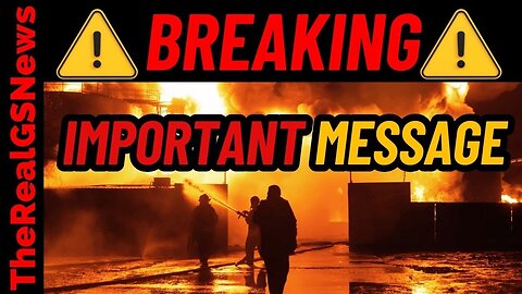 BREAKING 🚨 WE ARE BEING TOLD BAD THINGS ARE COMING