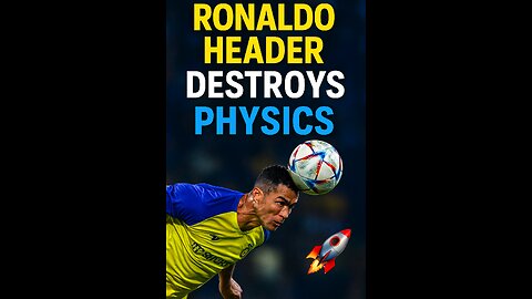 Ronaldo DESTROYS Gravity with Epic Header Goal! | SLOW MOTION REPLAY