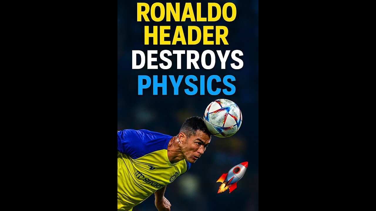 Ronaldo DESTROYS Gravity with Epic Header Goal! | SLOW MOTION REPLAY