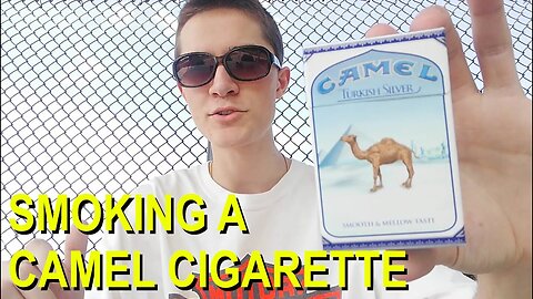 smoking a camel cigarette and relaxing :)