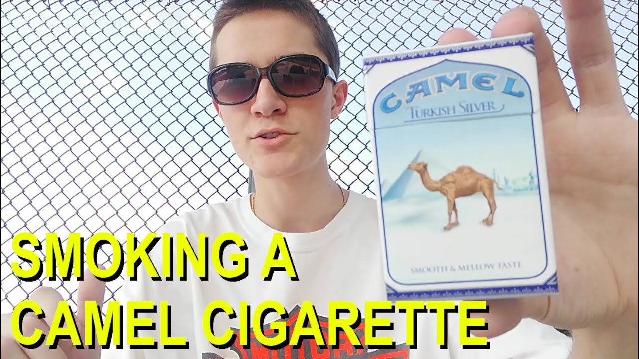 smoking a camel cigarette and relaxing :)