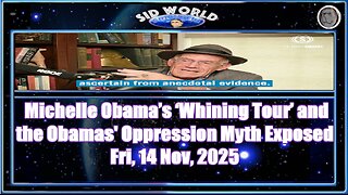 Michelle Obama’s ‘Whining Tour’ and the Obamas' Oppression Myth Exposed