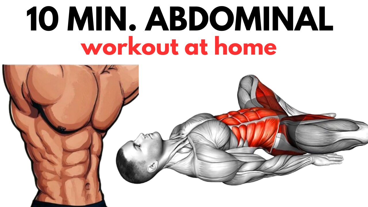 10 Minute Abdominal Workout at Home – No Equipment, Fast Results