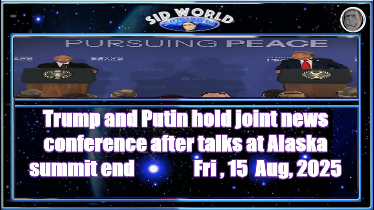 Trump and Putin hold joint news conference after talks at Alaska summit end