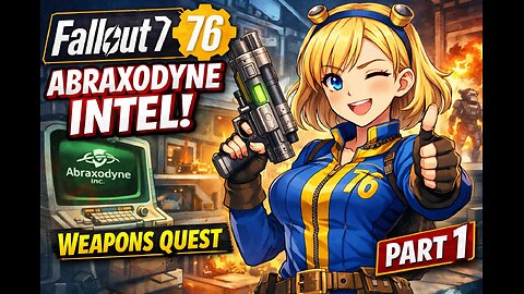 Fallout 76 collecting all the abraxodyne intel for the weapons part 1