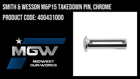 Smith & Wesson M&P15 Takedown Pin, Chrome - 400431000