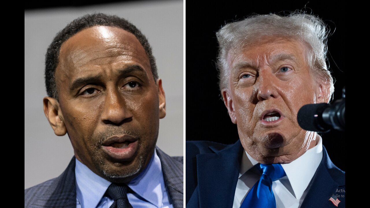 Stephen A. Smith 'Aghast' at Trump's Support to Run