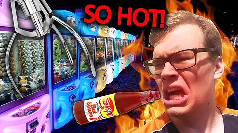 HOT SAUCE CLAW MACHINE CHALLENGE!