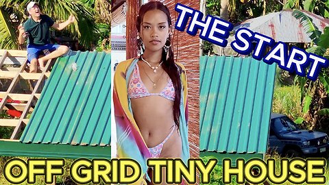 🇵🇭 From NOTHING...How We Started Our Tiny House! OFF GRID ISLAND FAMILY PHILIPPINES LIVING