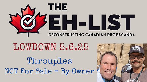 Eh-List Lowdown 5.6.25 Throuples, NOT For Sale - By Owner