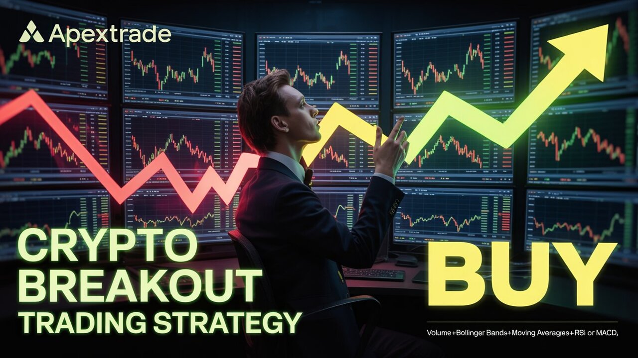Crypto Breakout Trading Strategy | Volume+Bollinger Bands+Moving Averages+RSI or MACD | Volume Surge
