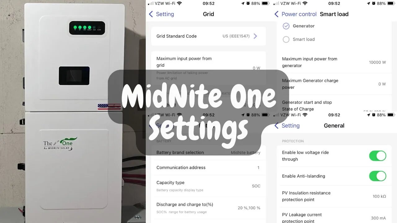 MidNite One Inverter Settings Explained: A DIY Solar Guide