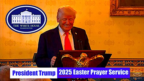 President Trump || Participates In The 2025 Easter Prayer Service And Dinner !!