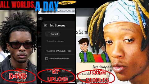 ALLWORLDSADAY (AWAD) S2W8 - D4VD TRUE CRIME, UPLOAD W7 WIH ME, TOUGH RIDDLES TEST