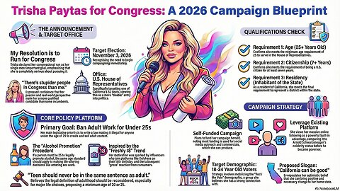Trisha Paytas's 2026 Congressional Vision