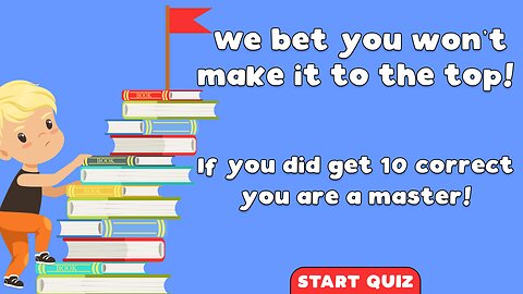 Are you a master of the quizzes?