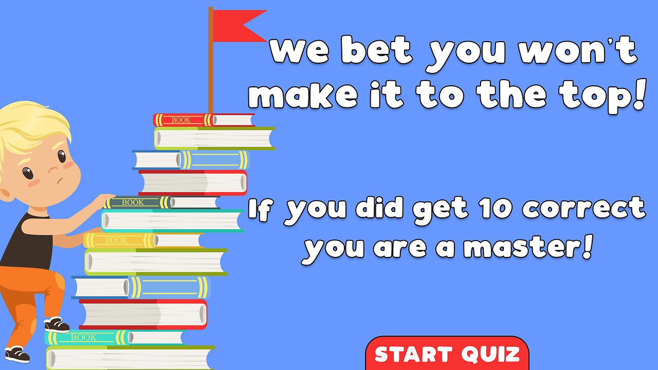 Are you a master of the quizzes?
