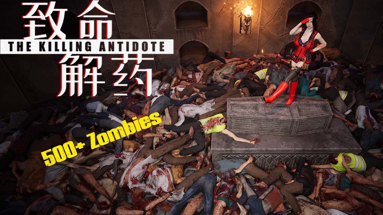 The process of making a pile of 500 zombies - The Killing Antidote (4k60)