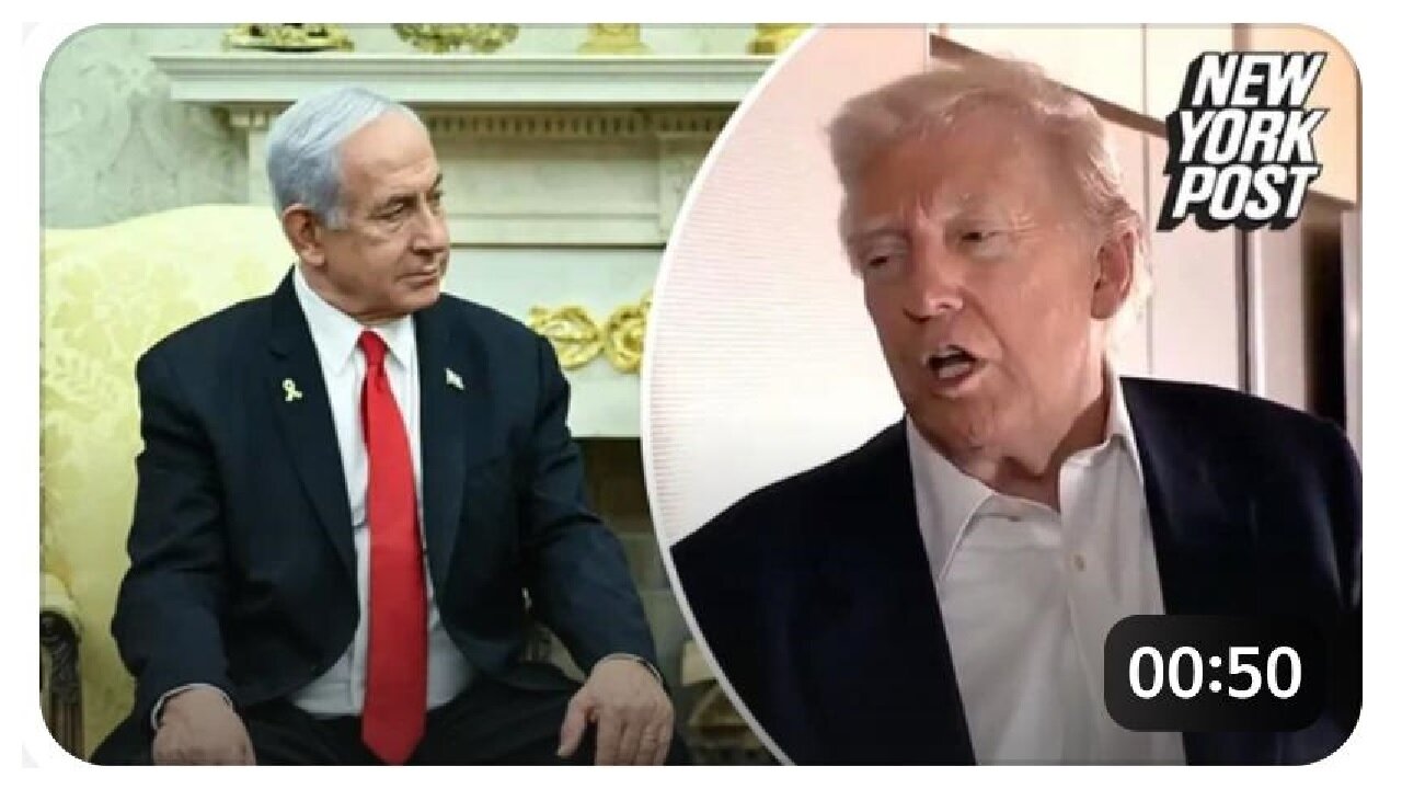 We've got to be good to Gaza. Those people are suffering. There's great need for medicine & food. We're taking care of that (4/26/25) ~ NEW YORK POST