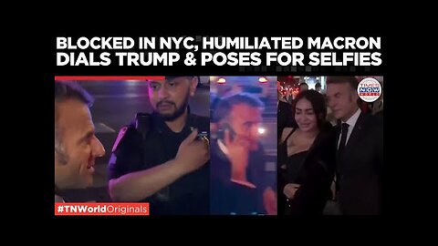 Macron Humiliated in New York, Police Stop His Motorcade for Trump