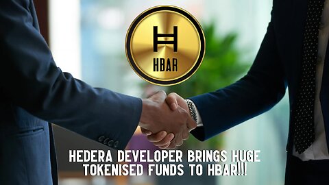 Hedera Developer Brings HUGE Tokenised Funds To HBAR!!!