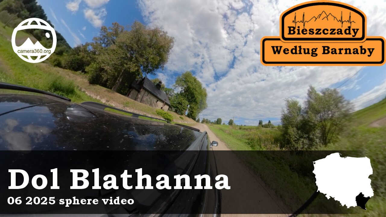 Dol Blathanna - Bieszczady Według Barnaby - Sphere video 360