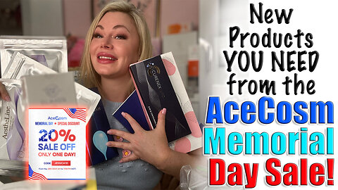 New Products YOU Need at the AceCosm Memorial Day Sale! Code Jessica10 Saves you money!