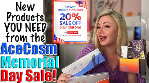 New Products YOU Need at the AceCosm Memorial Day Sale! Code Jessica10 Saves you money!
