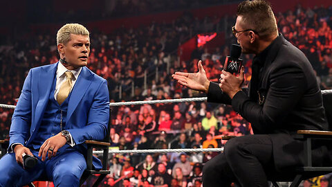 The Miz welcomes Cody Rhodes to “Miz TV” prior to their matchup: Raw, April 11, 2022 @wwefree