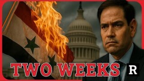 "They are two weeks away from a Civil War" Marco Rubio just shocked the Senate