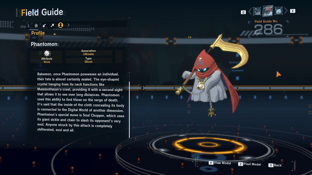 phantomon all digivolution/de-digivolution/profile Digimon Story Time Stranger