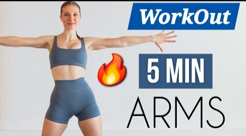 Effective 5-Minute No-Equipment Arms Workout