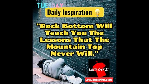 🗣Rock Bottom Is The Start Of Something Beautiful, Keep Goin'‼️💪 #SoberSuccess #Motivation