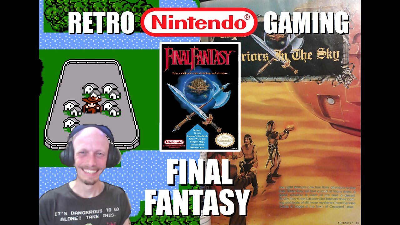 Final Fantasy (NES): When the World is Veiled in Darkness, Four Young Warriors Arrive to Fight Chaos