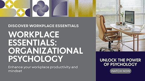 Organizational Psychology 💡 | Workplace Motivation, Stress & Productivity