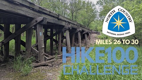 Beautiful NORTH COUNTRY TRAIL Hiking, Miles 26-30 | Lowell, Michigan