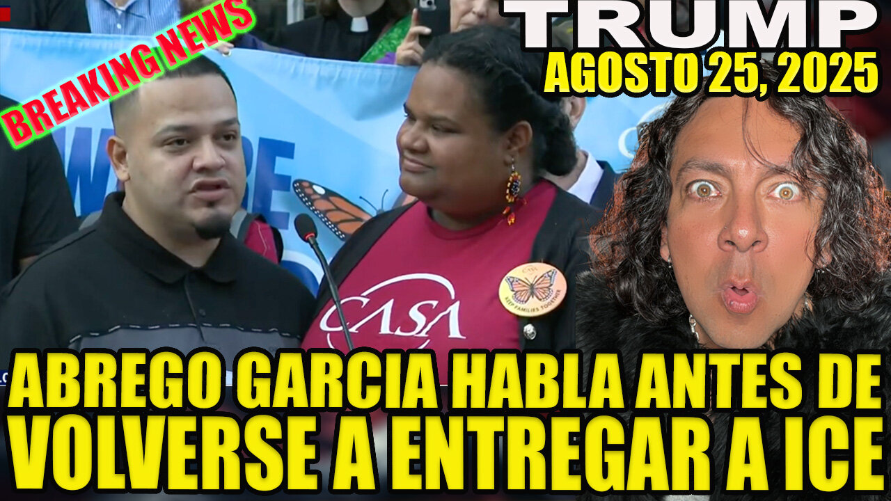 ABREGO GARCIA HABLA ANTES DE VOLVERSE A ENTREGAR A ICE