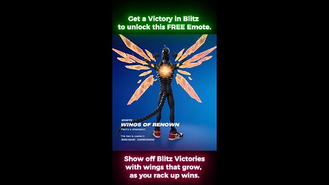 🚨Free Emote Alert - Wings of Renown!