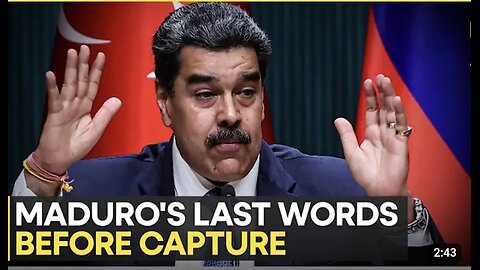 US Strikes Venezuela: Maduro Met With a Chinese Delegation Hours Before His Capture