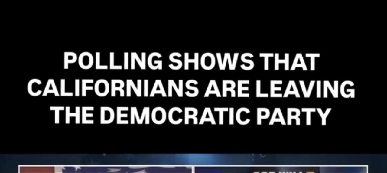 Californians are leaving the the Democratic Party