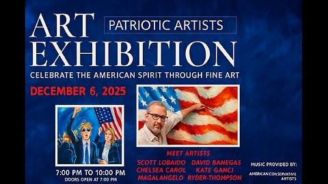 Art exhibition at the America first warehouse 2025