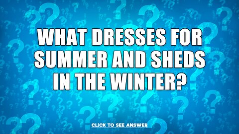 Do you know the answer to this riddle?