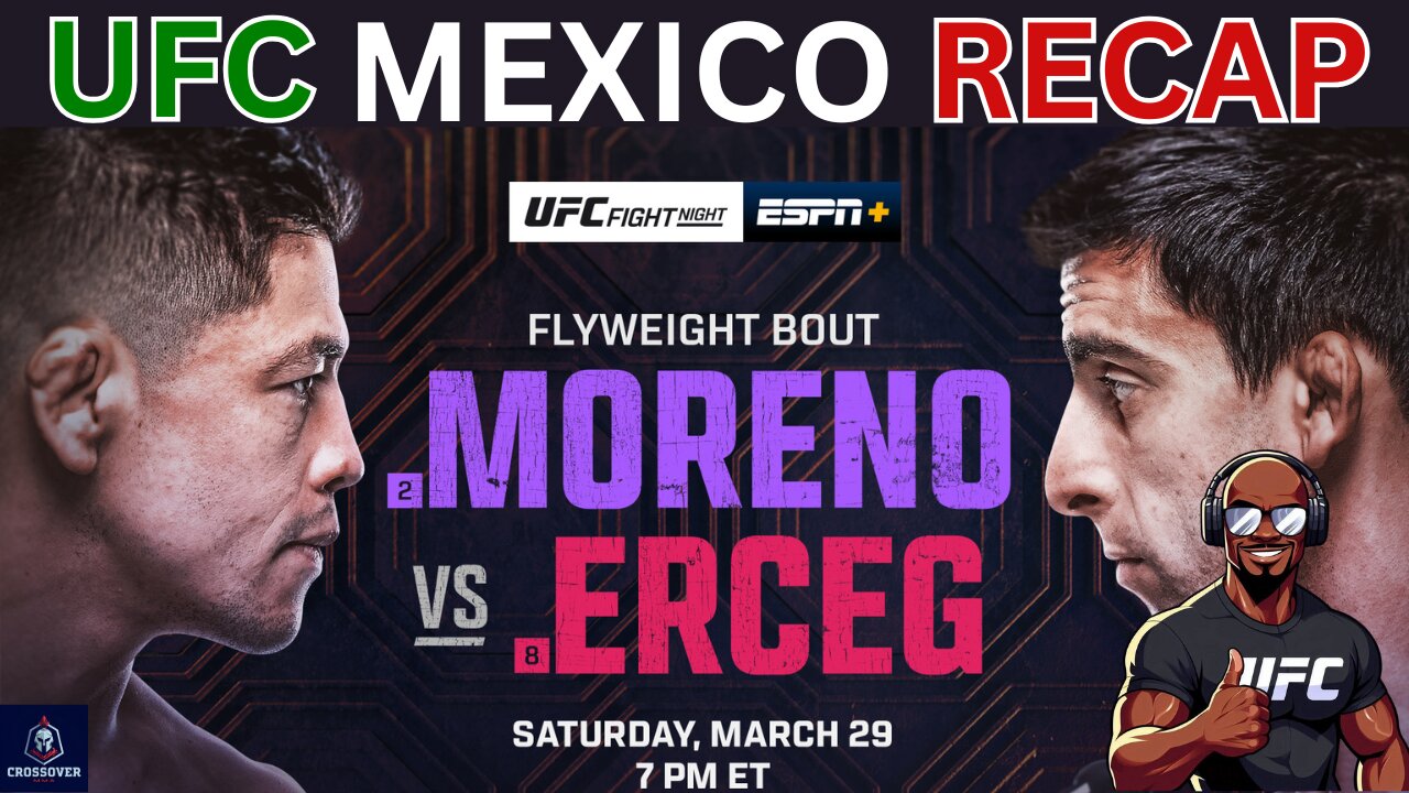 UFC MEXICO BRANDON MORENO VS STEVE ERCEG RECAP