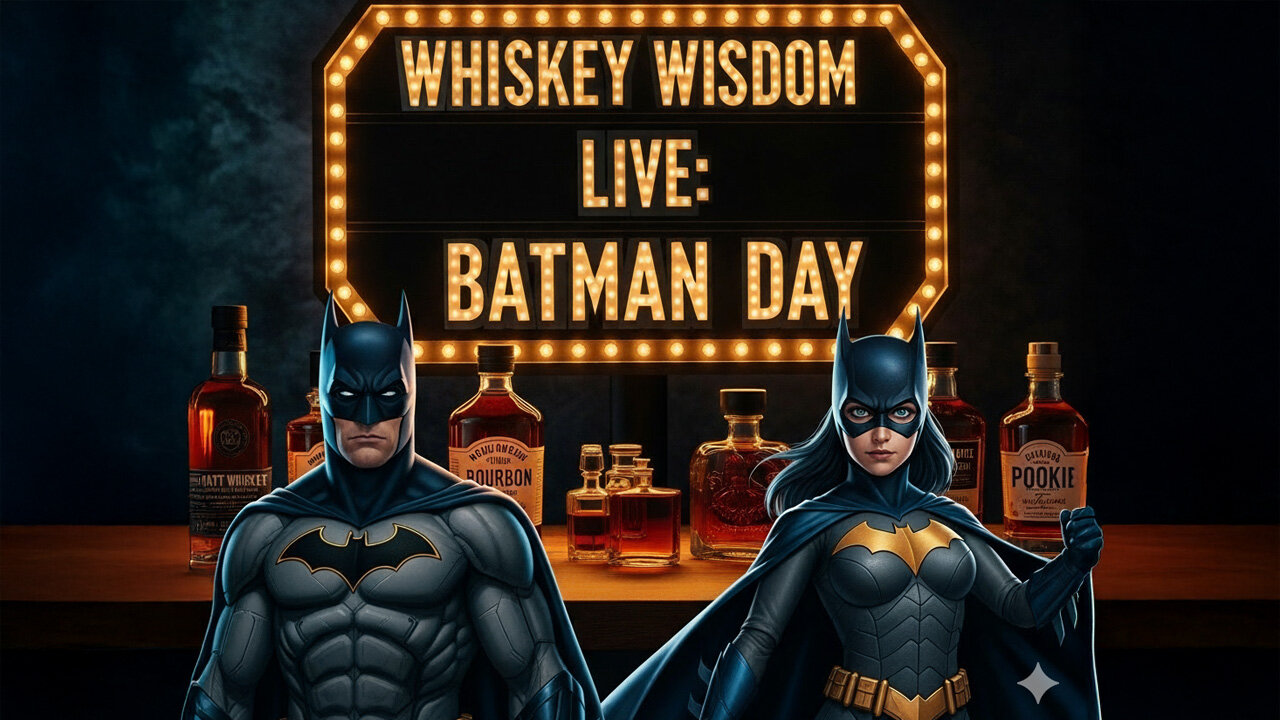 Whiskey Wisdom Live: The BATMAN Show!
