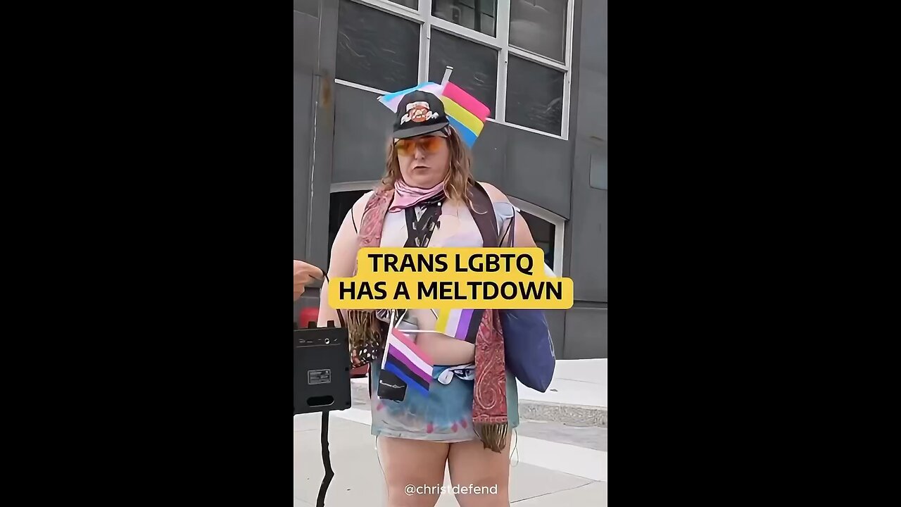 Tying to calmly have a conversation with this trans person.