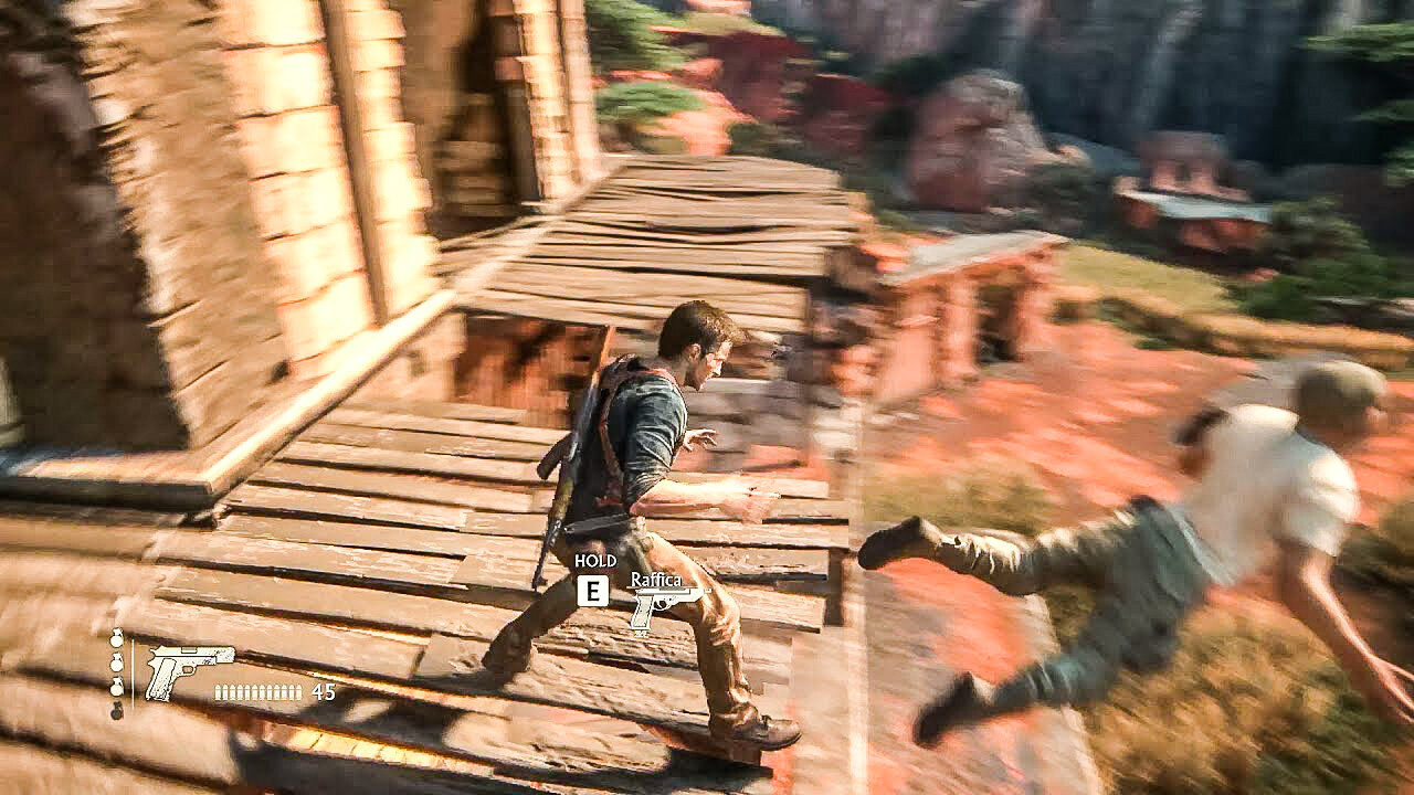 UnCharted4 Hard Mode - Trails Tower Fight PC #gaming#uncharted4#gameplay