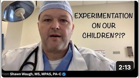 "Experimental mRNA Gene Therapies Hastily Added to Childhood Vaccine Schedule"