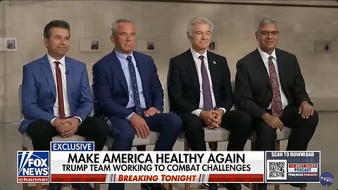 Bret Baier interviews RFK Jr, Dr Marty Makary, Dr Jay Bhattacharya & Dr Mehmet Oz