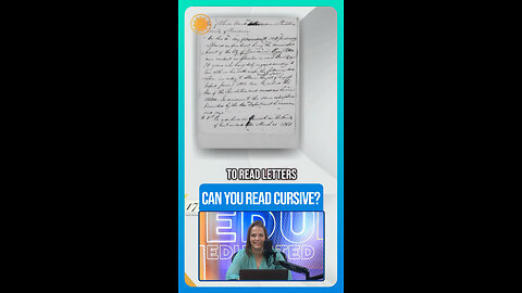 Can You Read Cursive Writing?